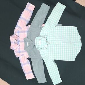 Janie and Jack Button Downs - 12-18 months